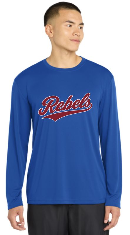 Men's Rebels Drifit Long sleeve Tee