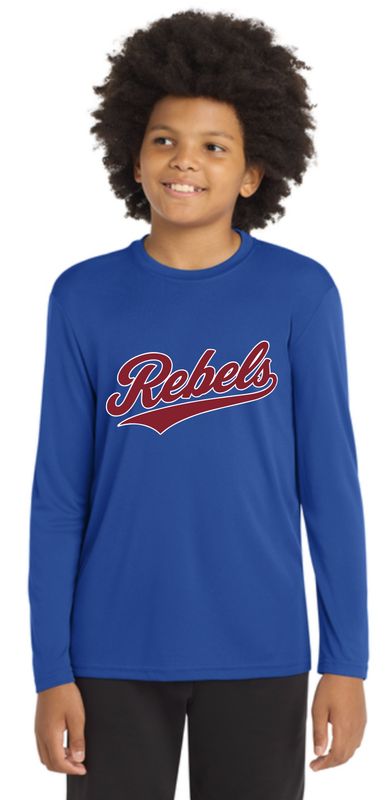 Youth Rebels Drifit Long Sleeve Tee