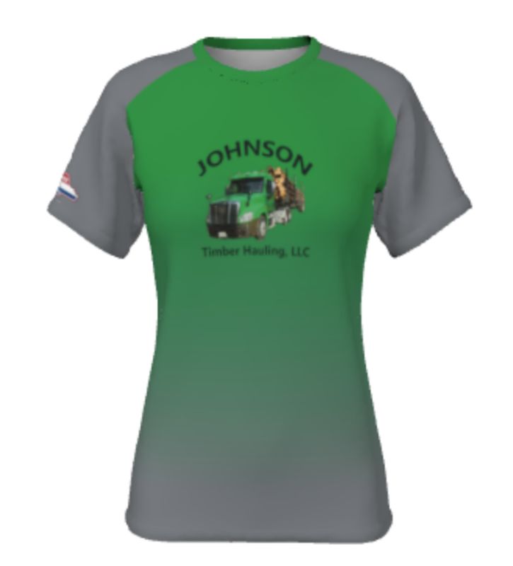 Women's/Girl's Johnson's Timber Hauling Replica Tee