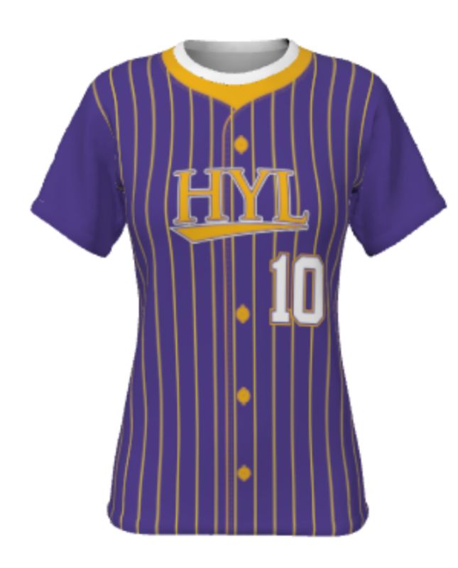 Women's/Girl's Purple Babe Ruth Replica Tee