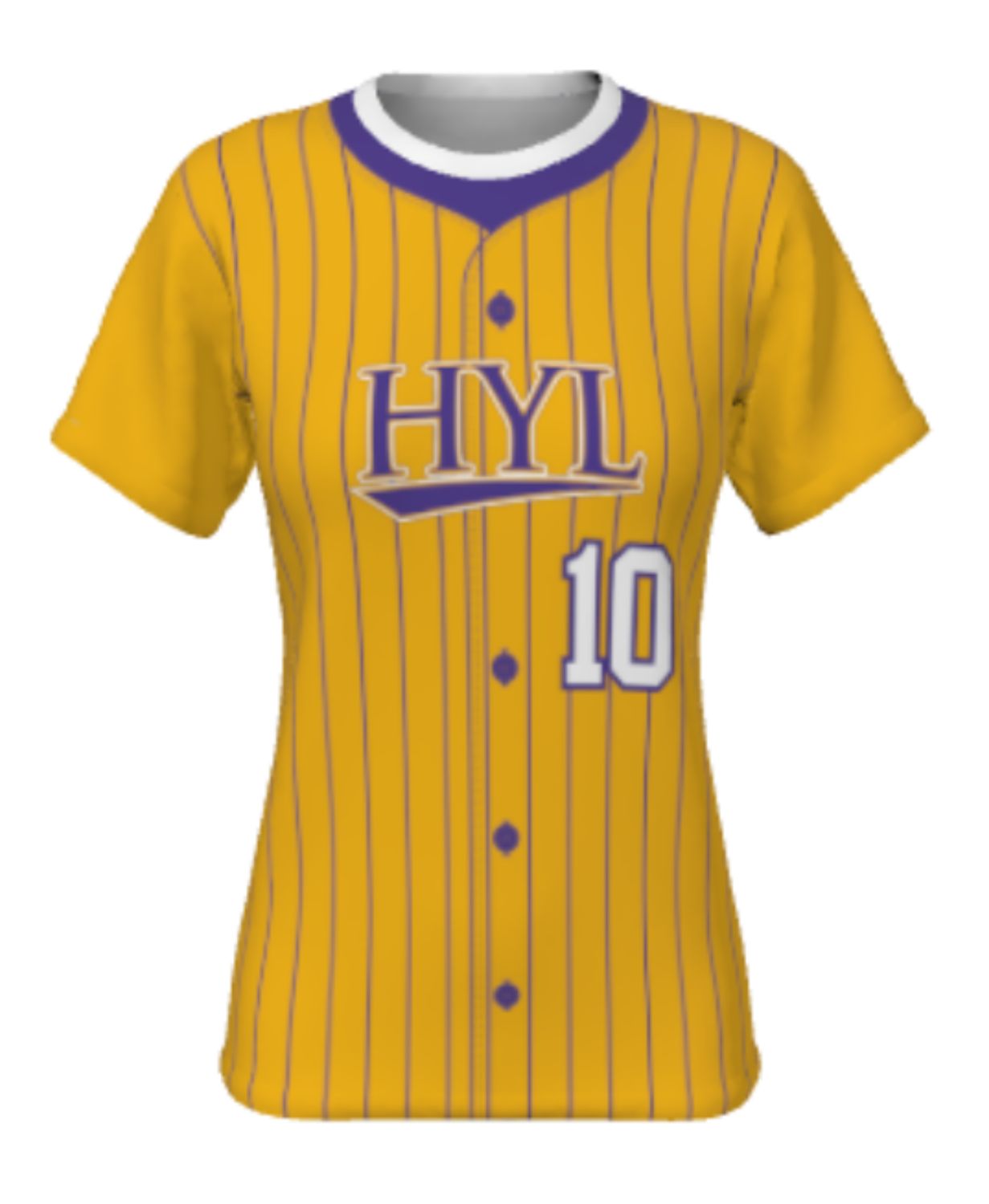 Women's/Girl's Gold Babe Ruth Replica Tee