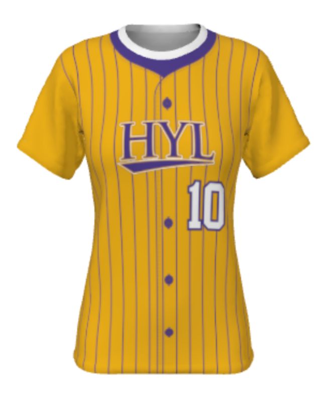 Women's/Girl's Gold Babe Ruth Replica Tee