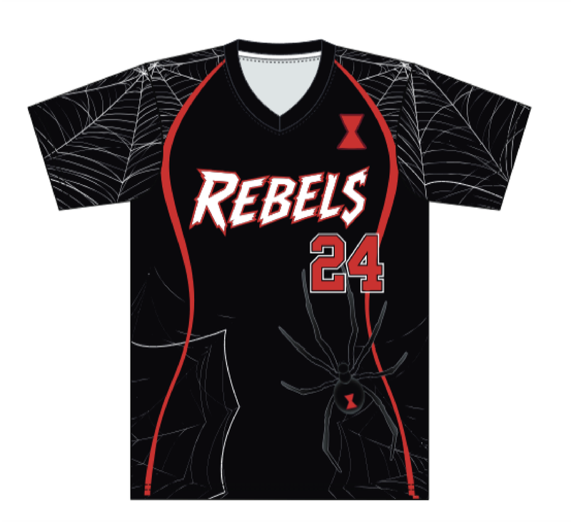 Men's/Youth 12u Black Widow Replica Tee