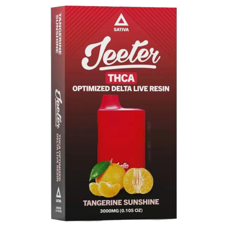 Jeeter: THCA Disposable Vape - Tangerine Sunrise - Sativa (3ml)