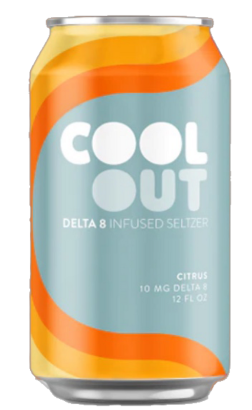 Cool Out: Infused Delta 8 THC Seltzer - Citrus (10mg) PICK UP ONLY