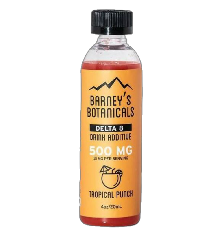 Barney's Botanicals: Delta 8 THC Drink Additive - Tropical Punch (500mg)