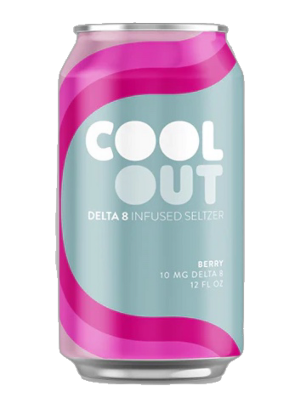 Cool Out: Infused Delta 8 THC Seltzer - Berry (10mg) PICK UP ONLY