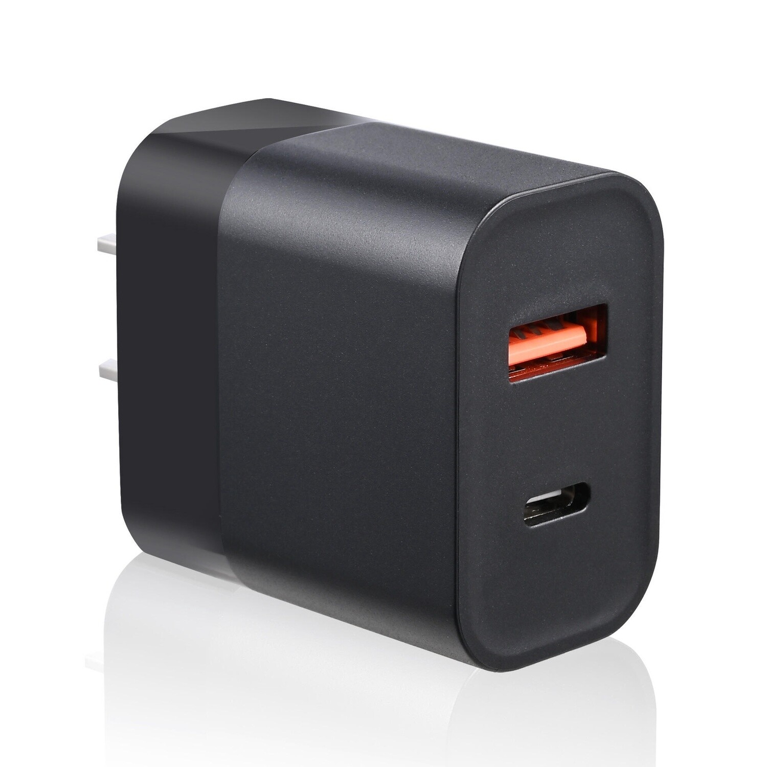 Dual Port 30W Charging Block JSAUX, Colour: Black