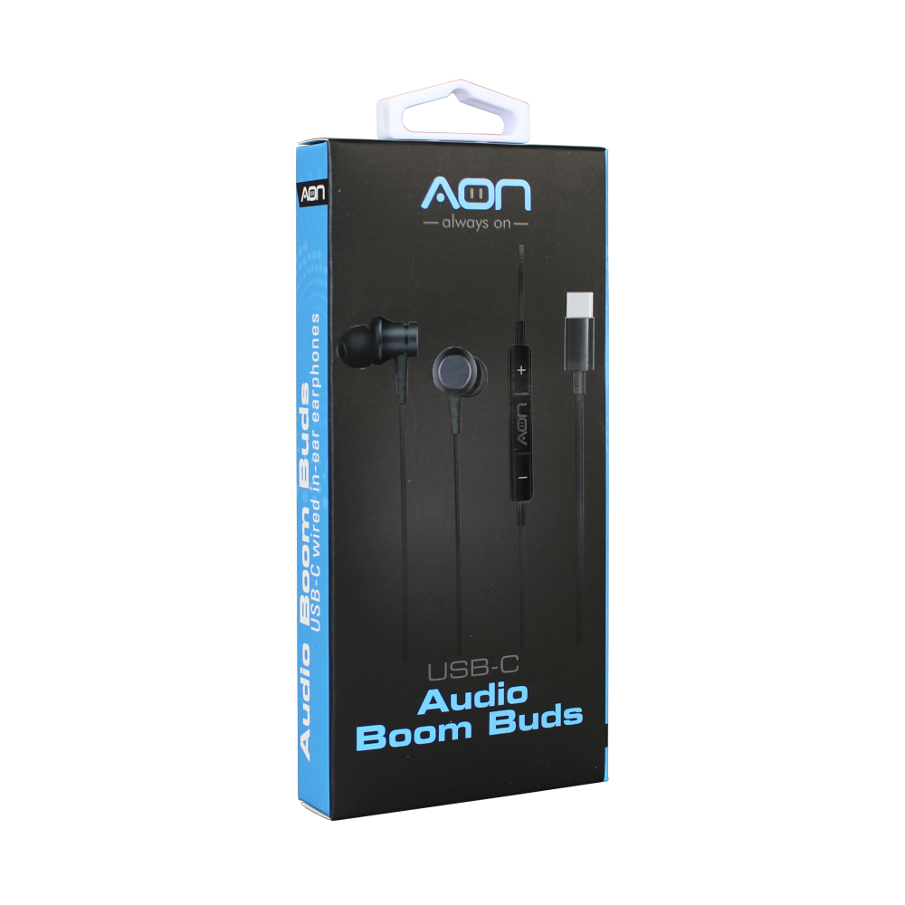 USB-C Audio Boom Buds wired in-ear earphones