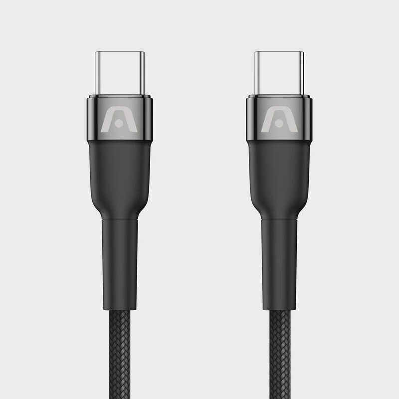 TYPE-C TO TYPE-C 100W NYLON BRAIDED CABLE 6FT/1.8M - DURA SPEED
