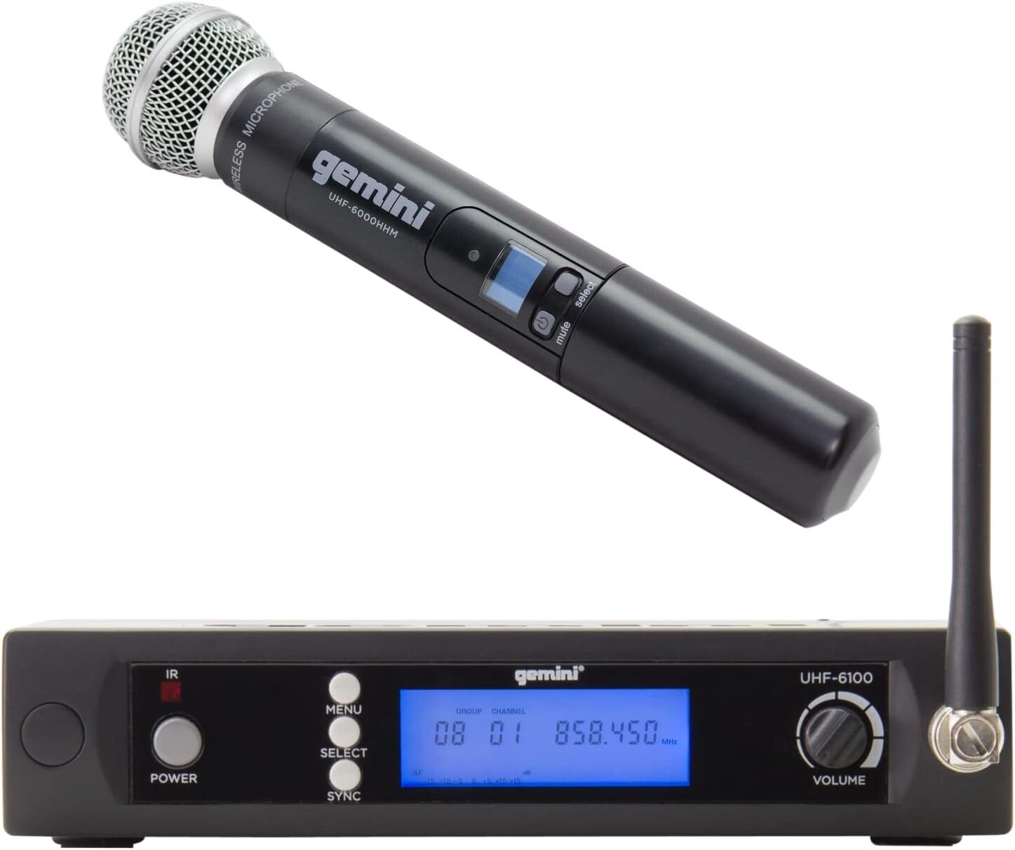 UHF-6100M GEMINI SINGLE WIRELESS MICROPHONE SYSTEM