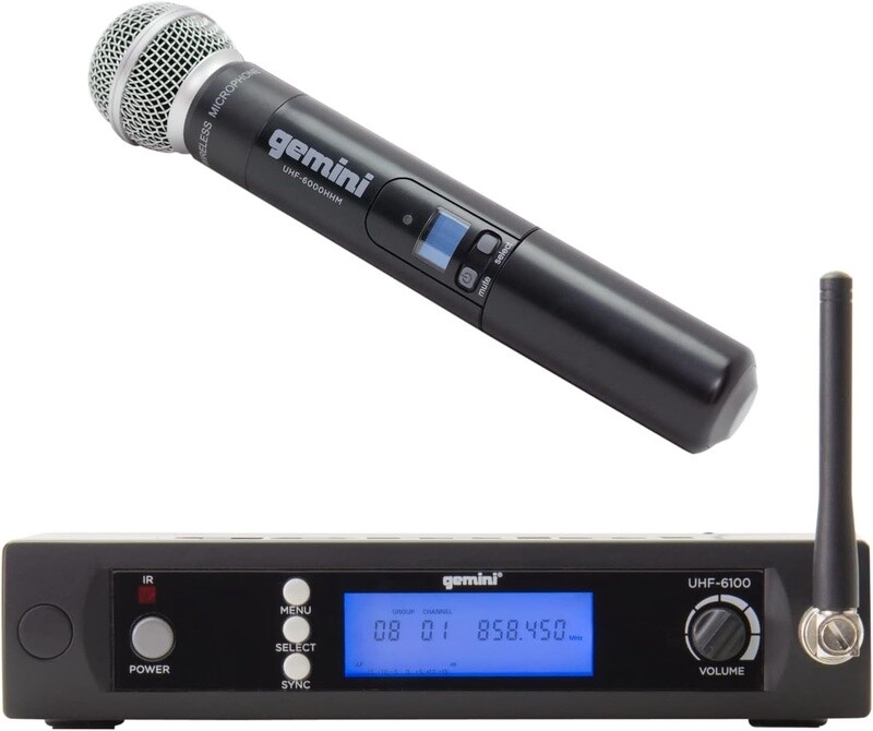 UHF-6100M GEMINI SINGLE WIRELESS MICROPHONE SYSTEM