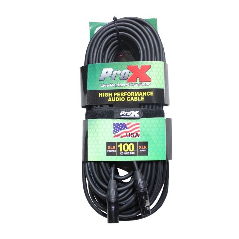 100FT XLR ProX XC-MIC100