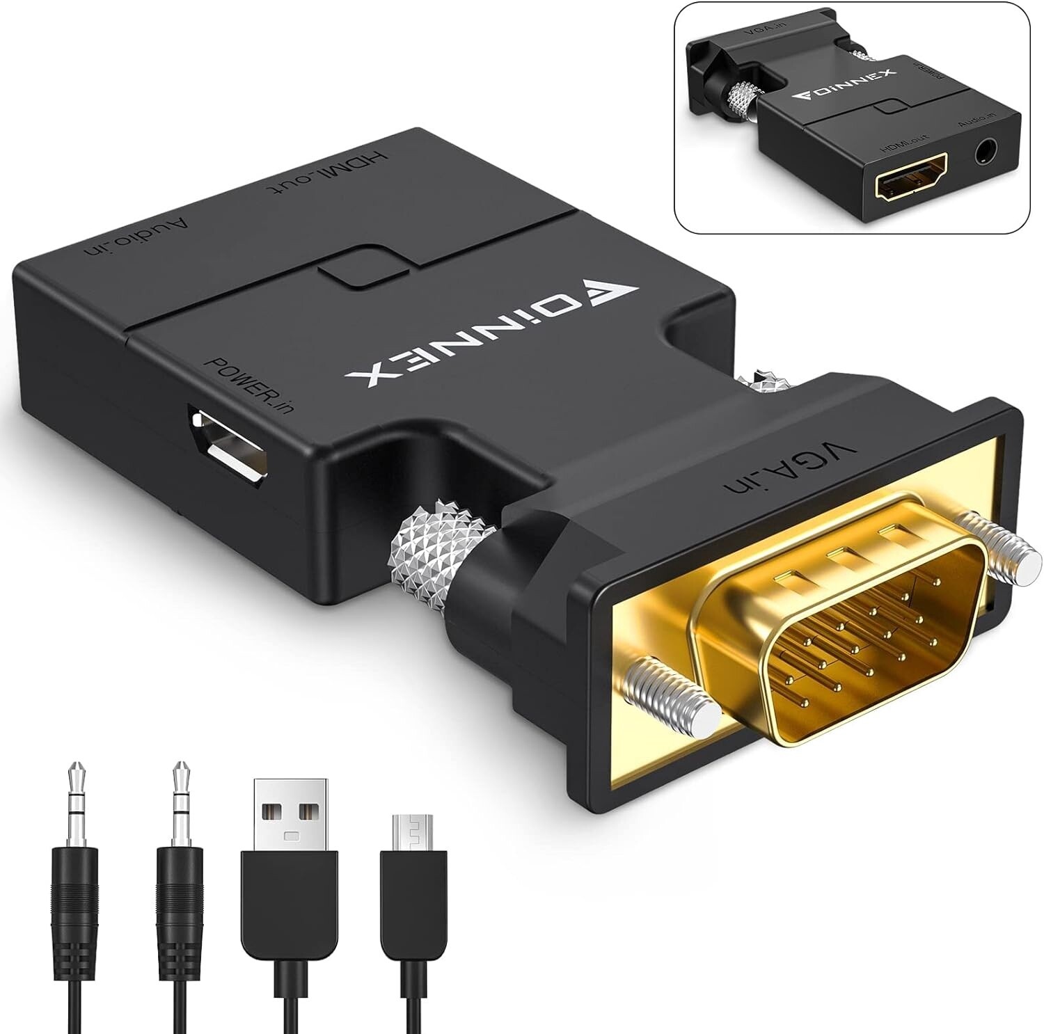 VGA TO HDMI CONVERTER with Audio