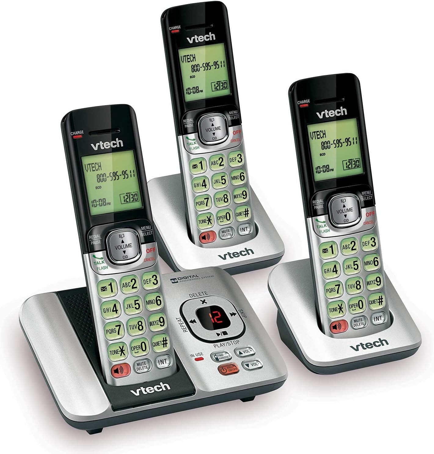CS6529-3 3 HANDSET CORDLESS PHONE VTECH