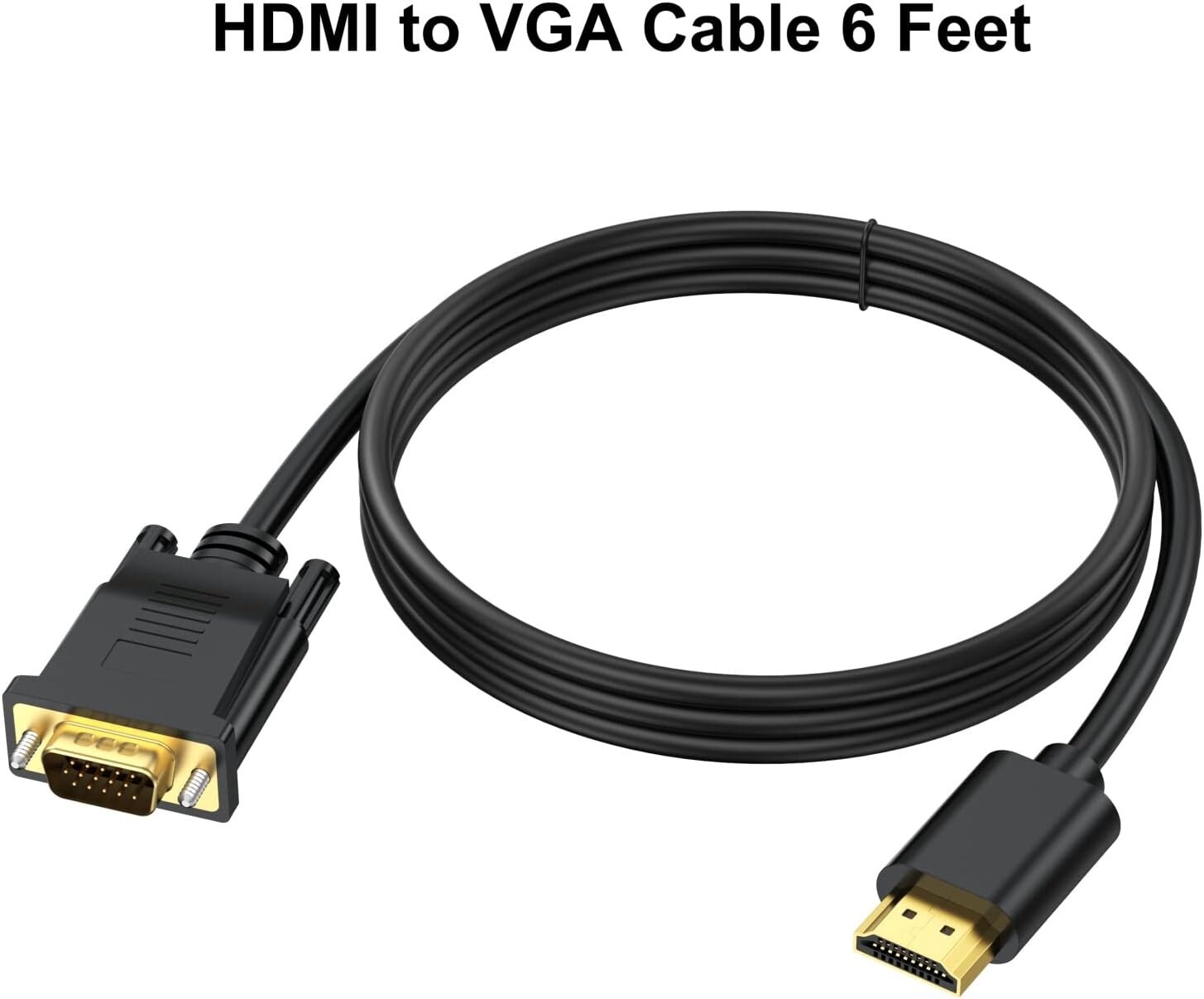 6FT HDMI TO VGA CABLE