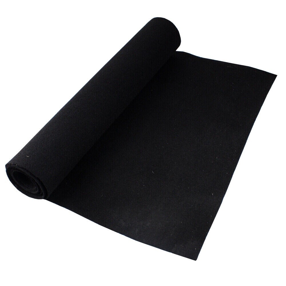 (YARD) BLACK CARPET, Length: 4FT