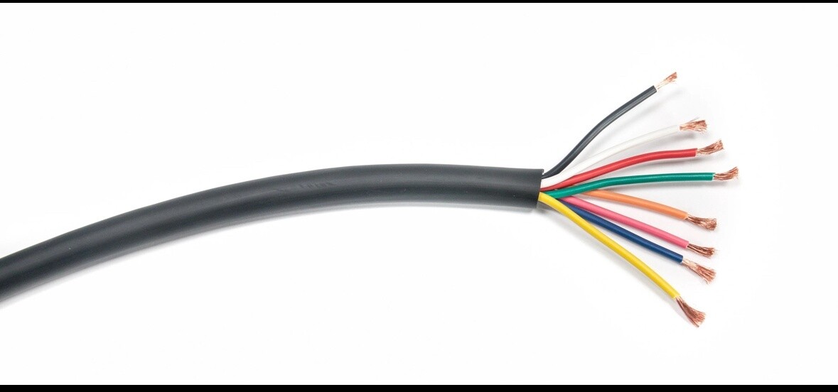 8 CORE SPEAKER WIRE 14AWG, Length: YARD