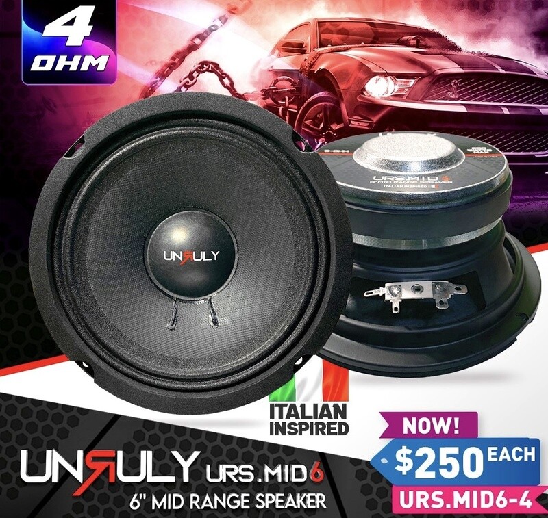 URS.MID6-4 UNRULY 6&quot; 4 OHM