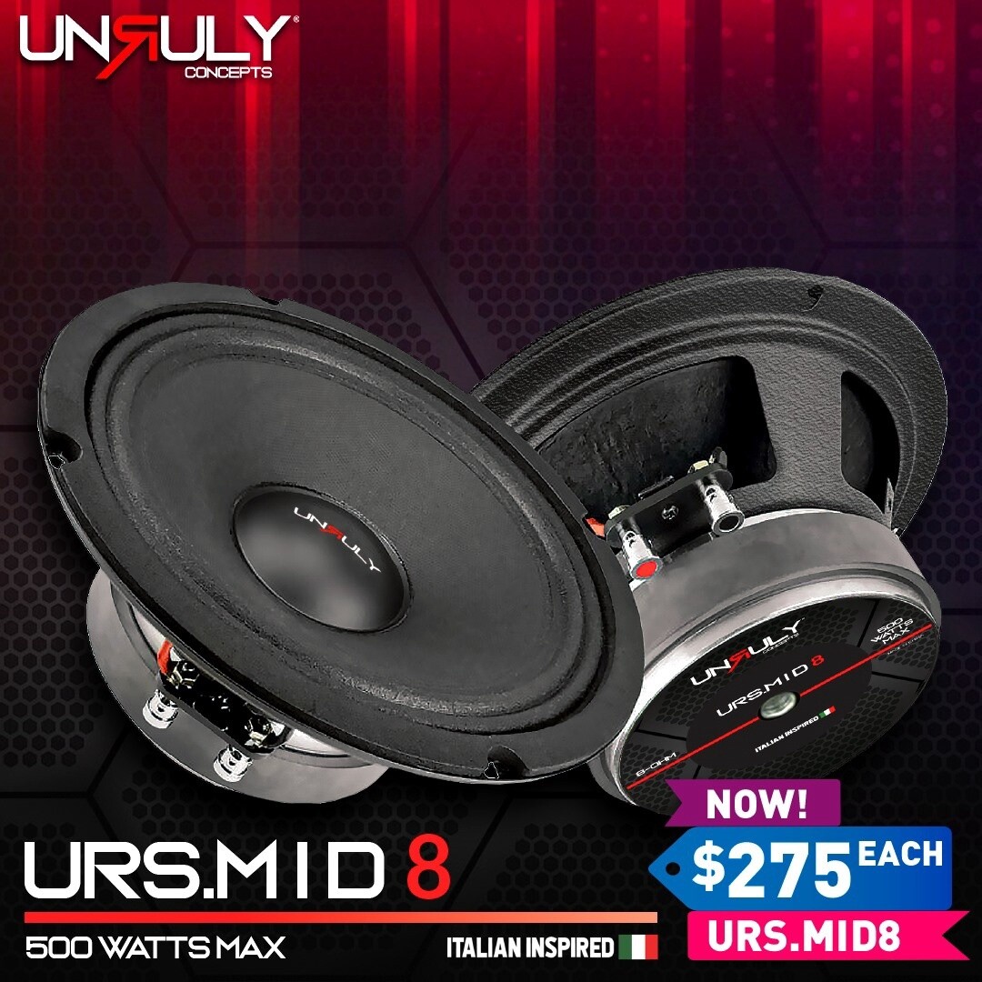 URS MID8 UNRULY 8&quot; 8 OHM