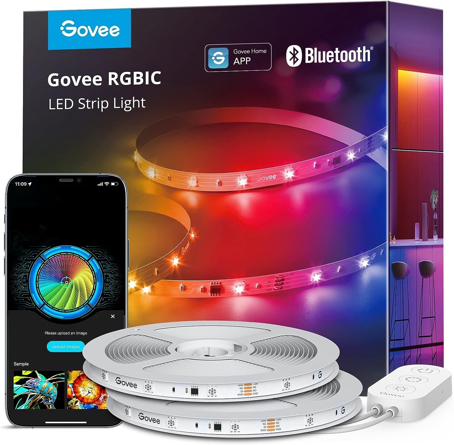 100ft RGBIC LED Strip Lights INDOOR USE GOVEE