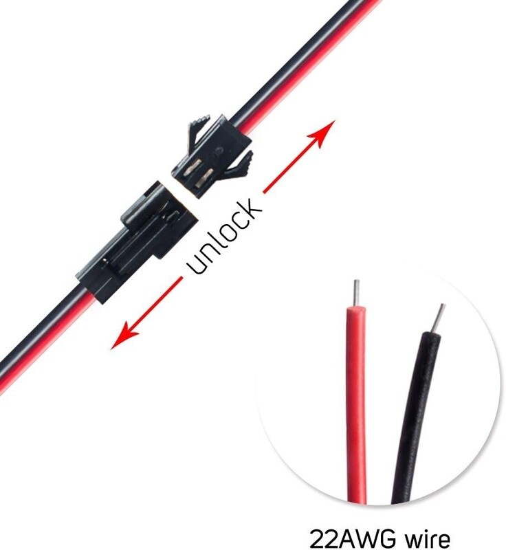 2 PIN SM JST WIRE HARNESS