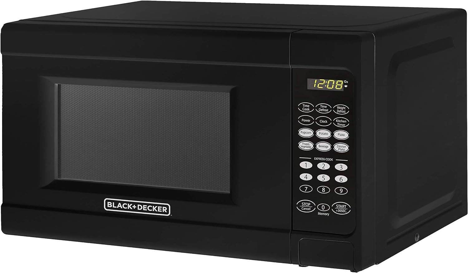 Black &amp; Decker EM720CPI-PMB 700-watt Microwave, 0.7 Cubic Feet, Black