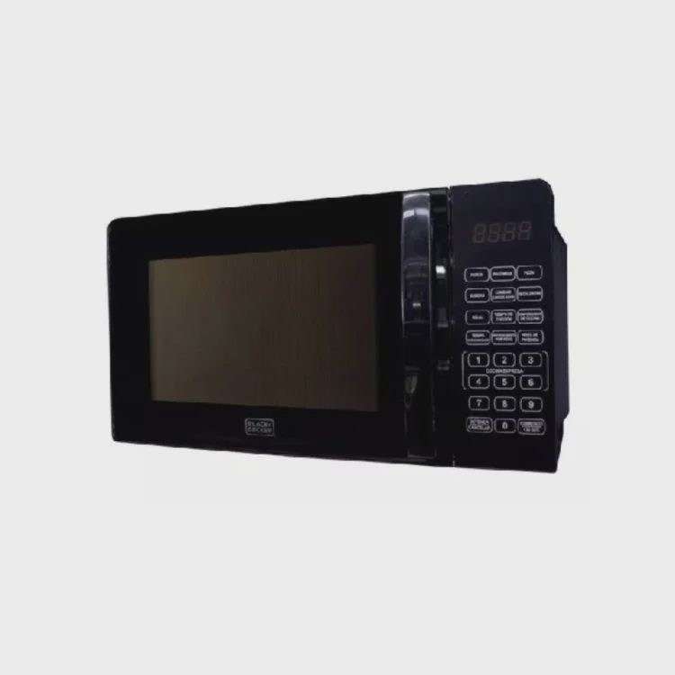 Black+Decker 0.6 cft. Countertop Microwave Oven Black MW0107CB