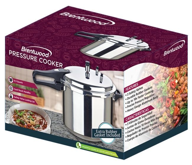 BRENTWOOD 9L PRESSURE COOKER BPC-112