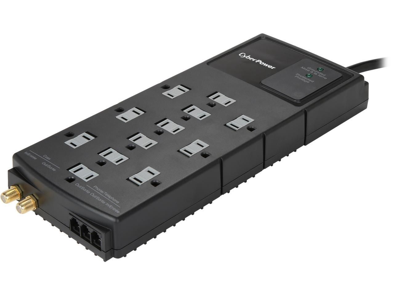 12 OUTLET SURGE PROTECTOR CYPER POWER