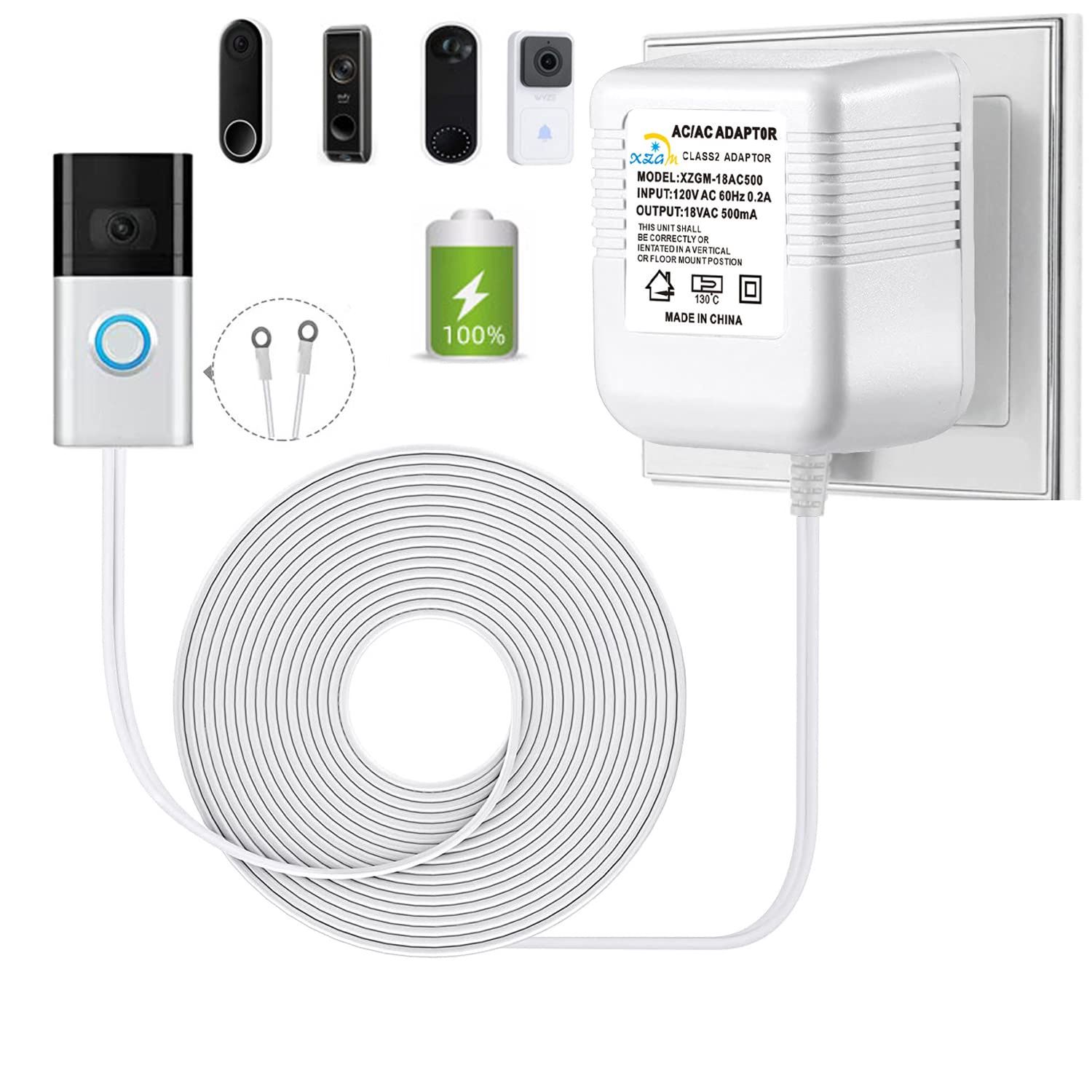 18V500MA DOORBELL POWER ADAPTER