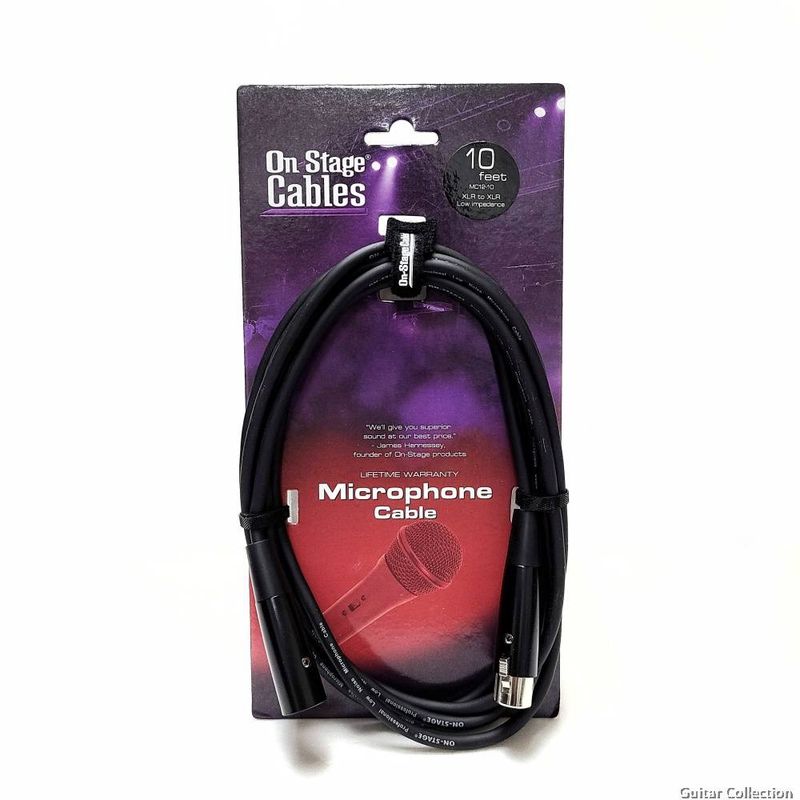 10FT XLR to XLR ON STAGE CABLE