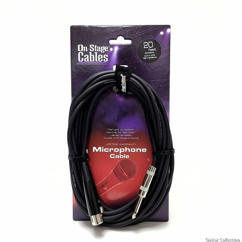 20FT QTR to FEMALE XLR ON STAGE CABLE