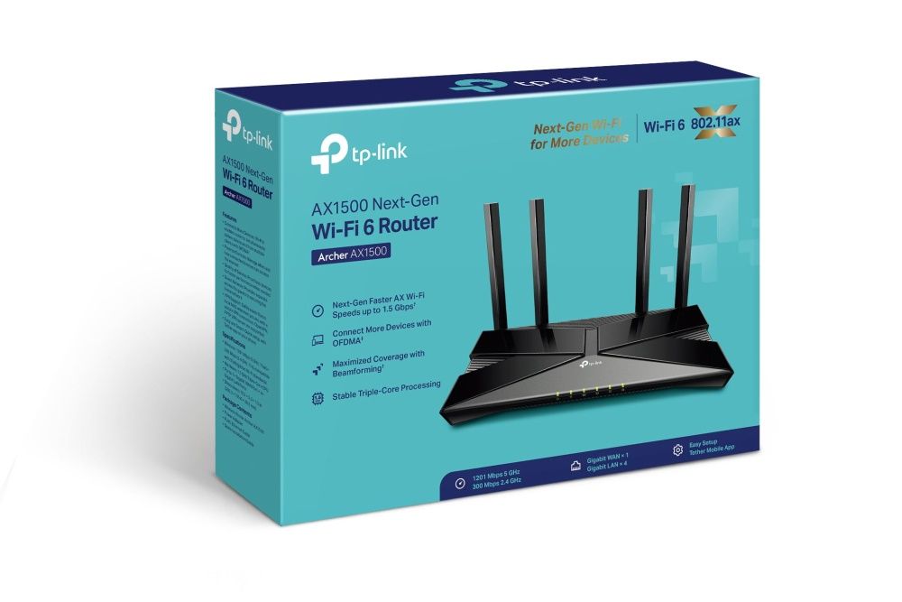 AX1500 WIFI 6 ROUTER TPLINK