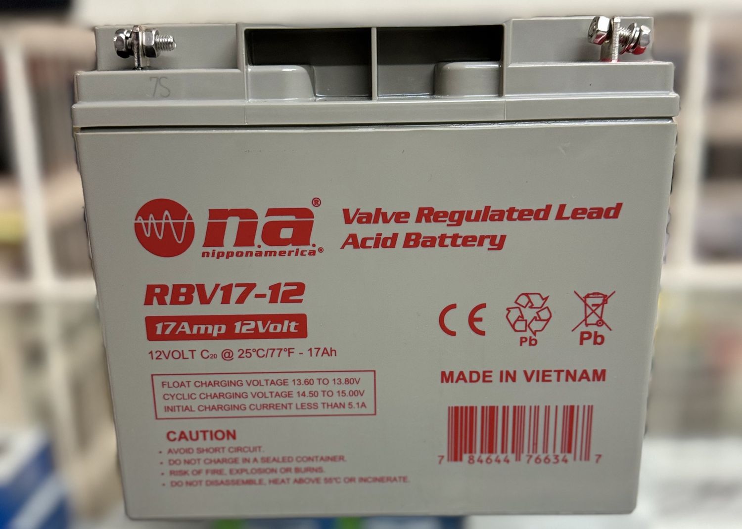 12V 17AH NAG