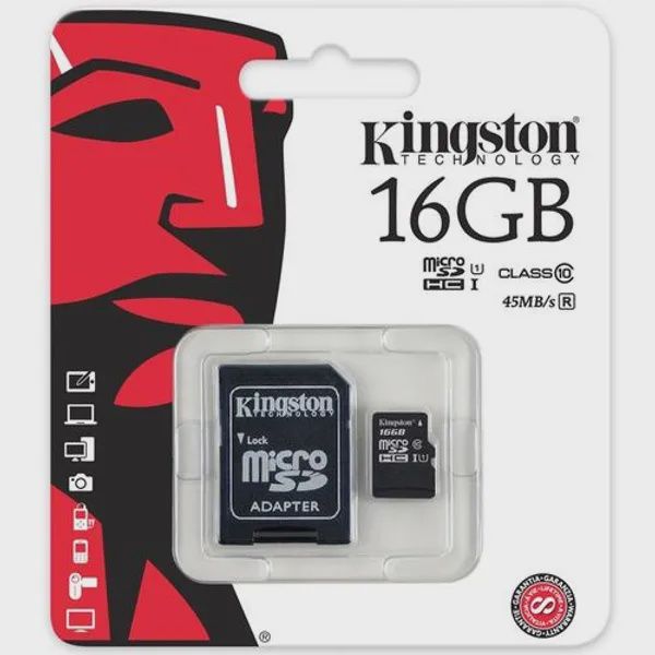 16GB MICRO SD KINGSTON