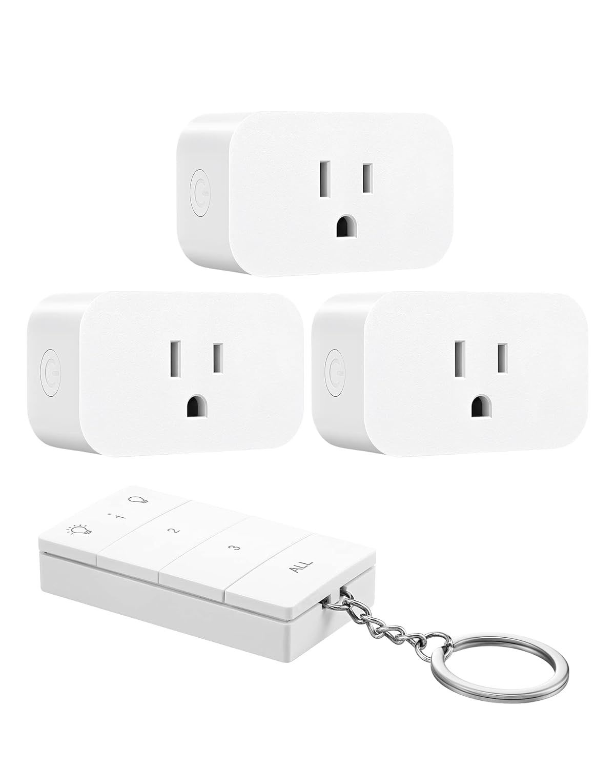 WIRELESS REMOTE + 3 WALL OUTLETS 100FT RANGE