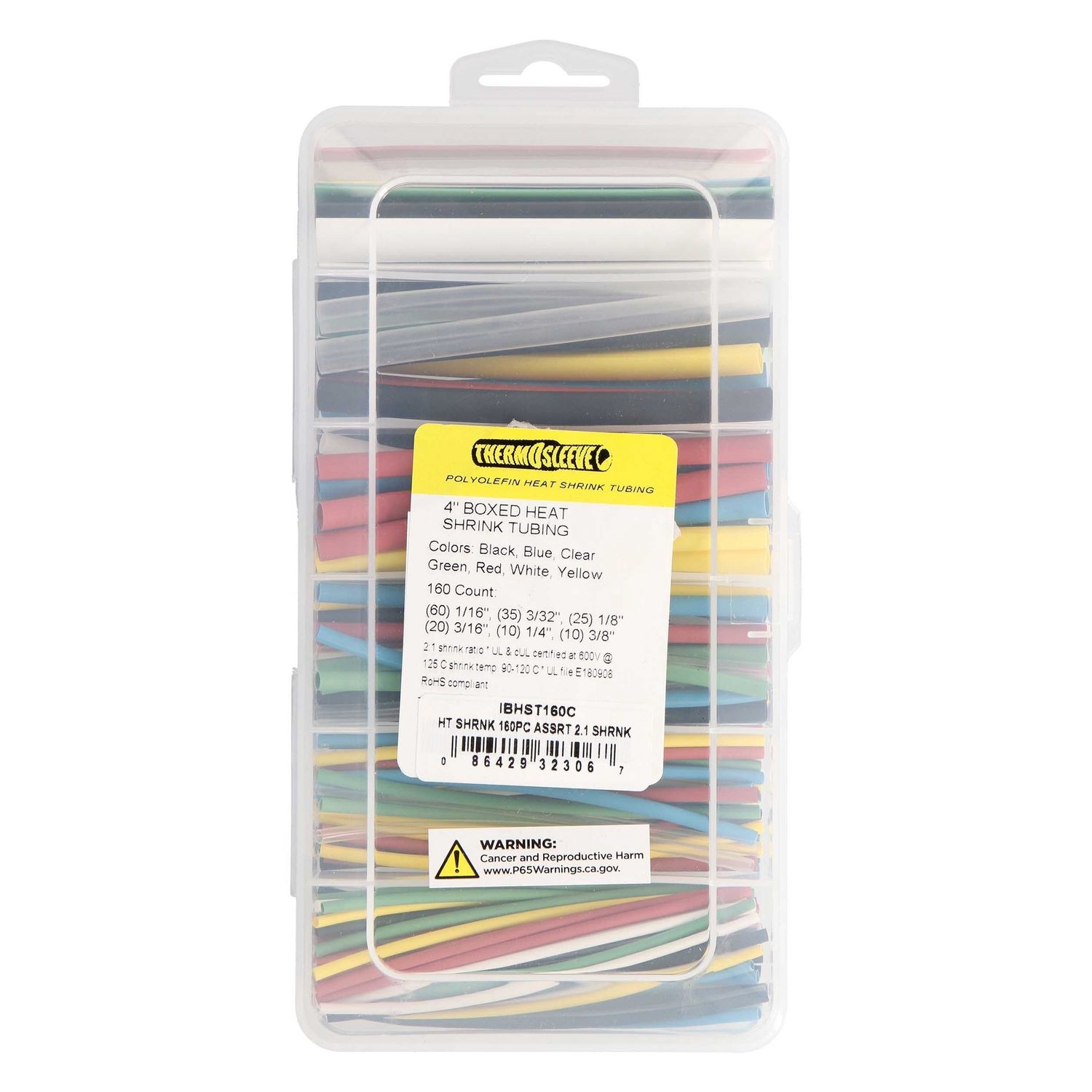 160PCS HEAT SHRINK KIT COLORS INTALL BAY
