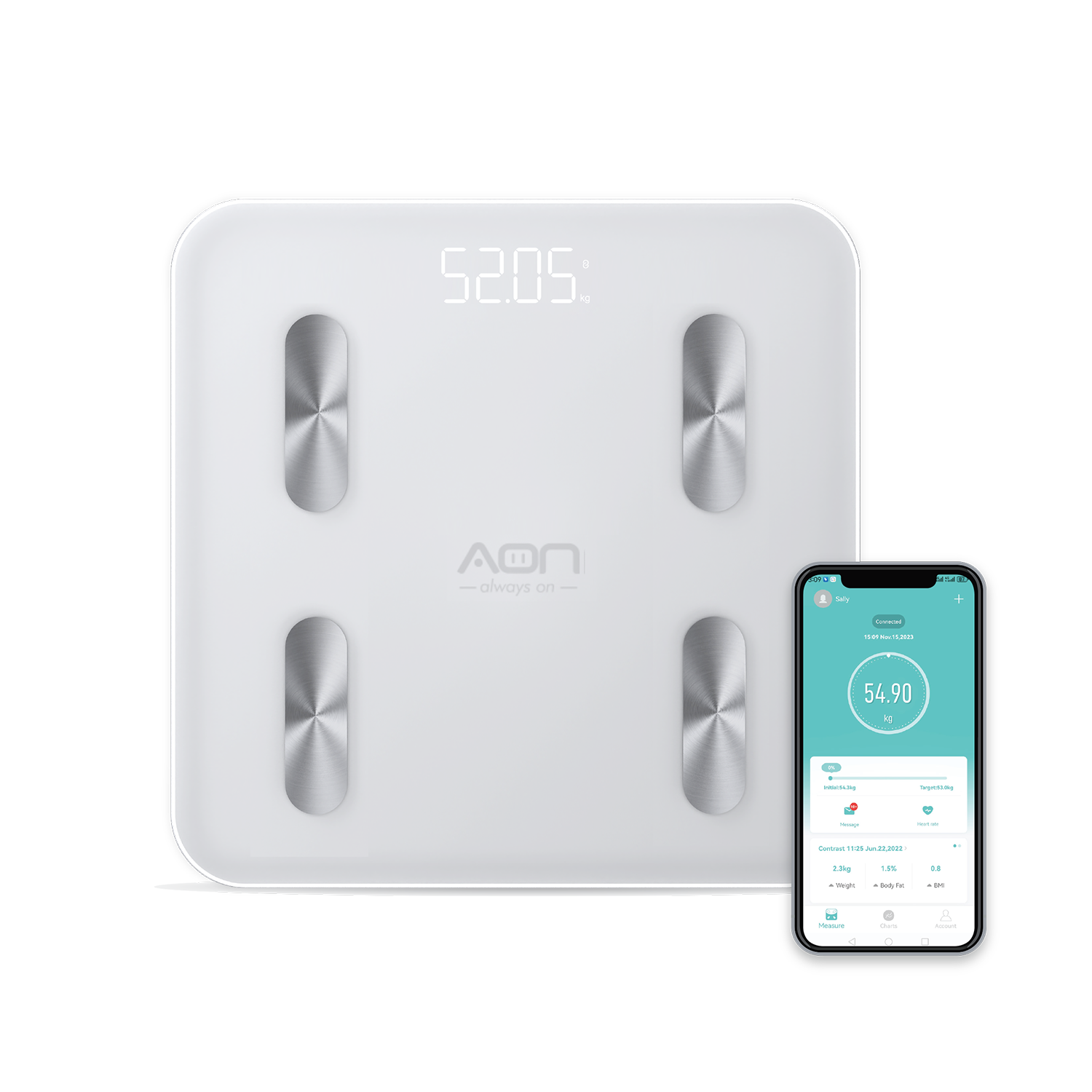 AONT-350 SMART BODY METRICS SCALE