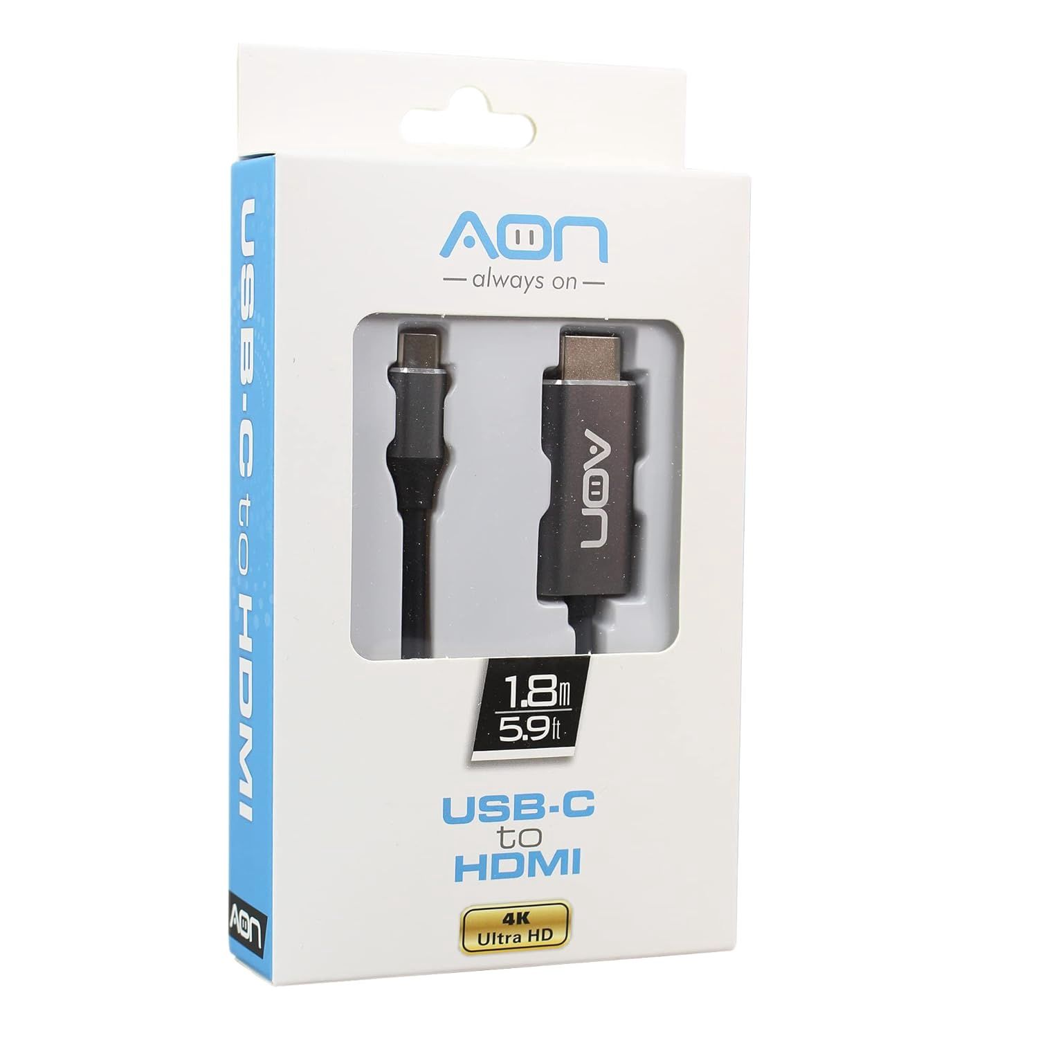 USB C TO HDMI 5.9FT AON