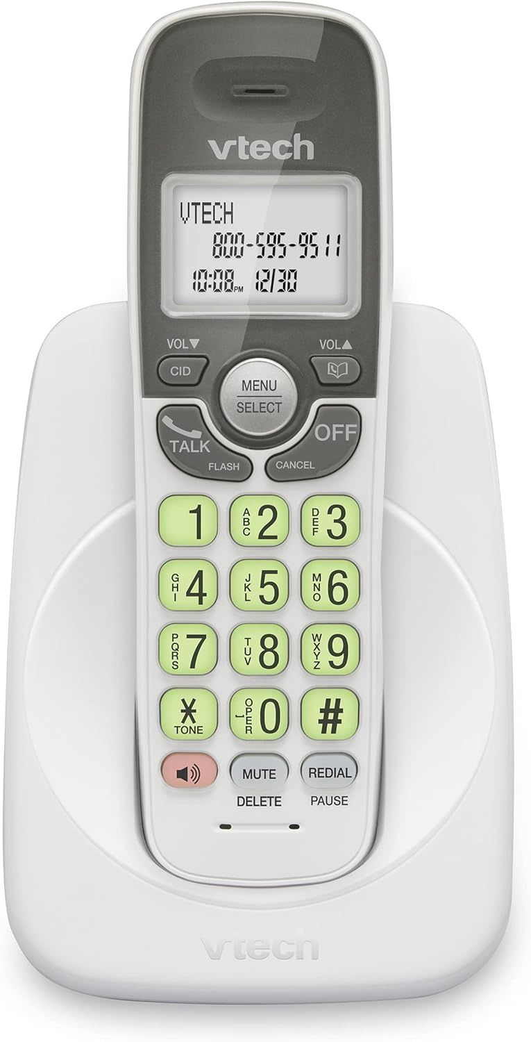 VTECH VG131 SINGLE CORDLESS PHONE WITH BLUETOOTH, Colour: WHITE