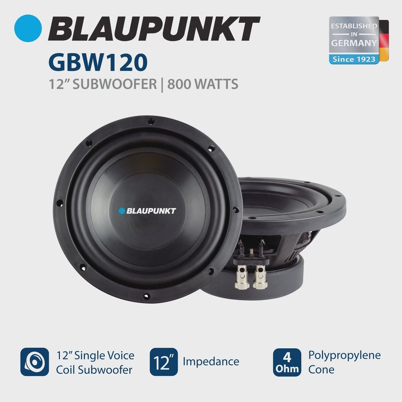 12&quot; BLAUPUNKT GBW120 800W