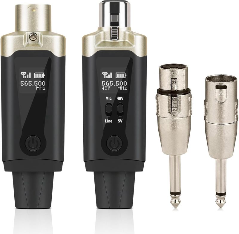 WIRELESS XLR TRANSMITTER AND RECEIVER