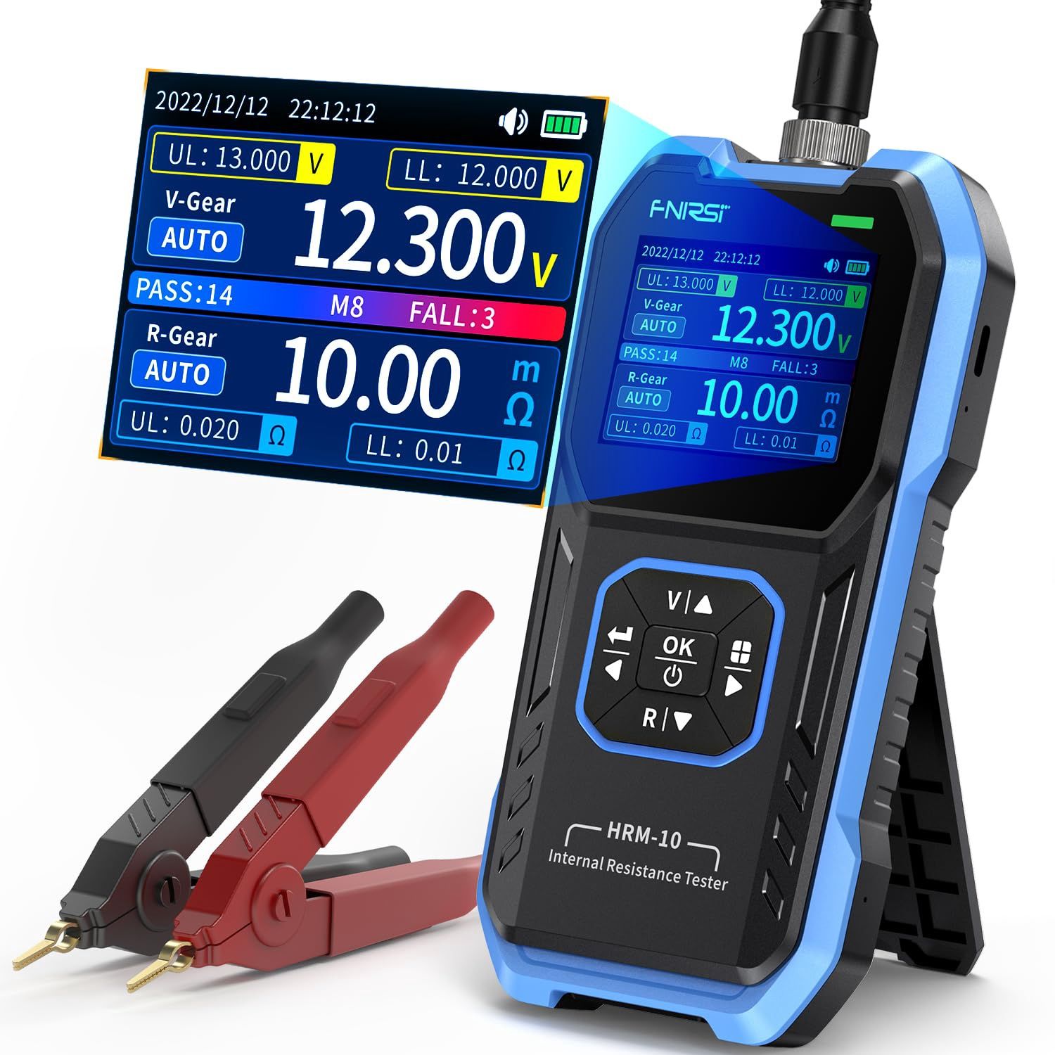 HRM-10 VOLTAGE INTERNAL RESISTANCE BATTERY TESTER