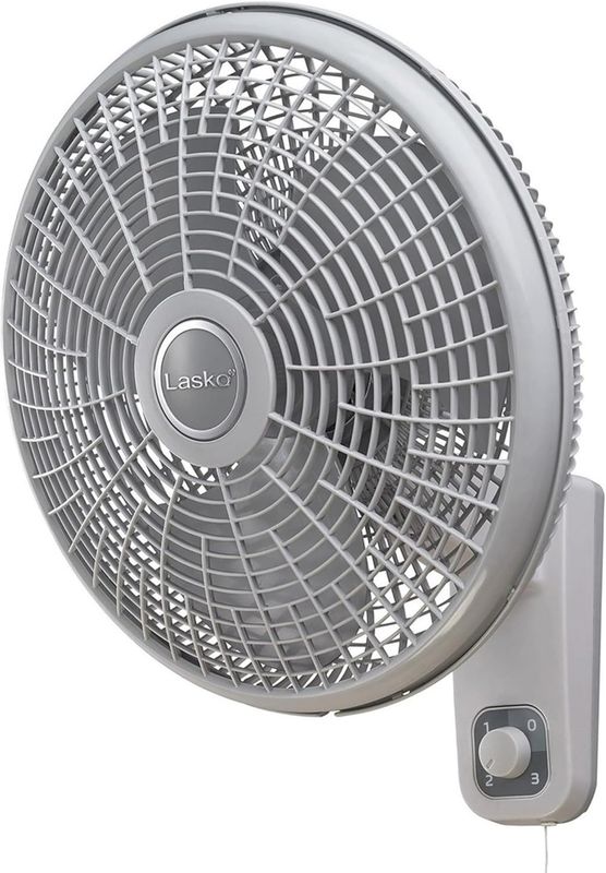 16” OSCILLATING WALL MOUNT LASKO FAN