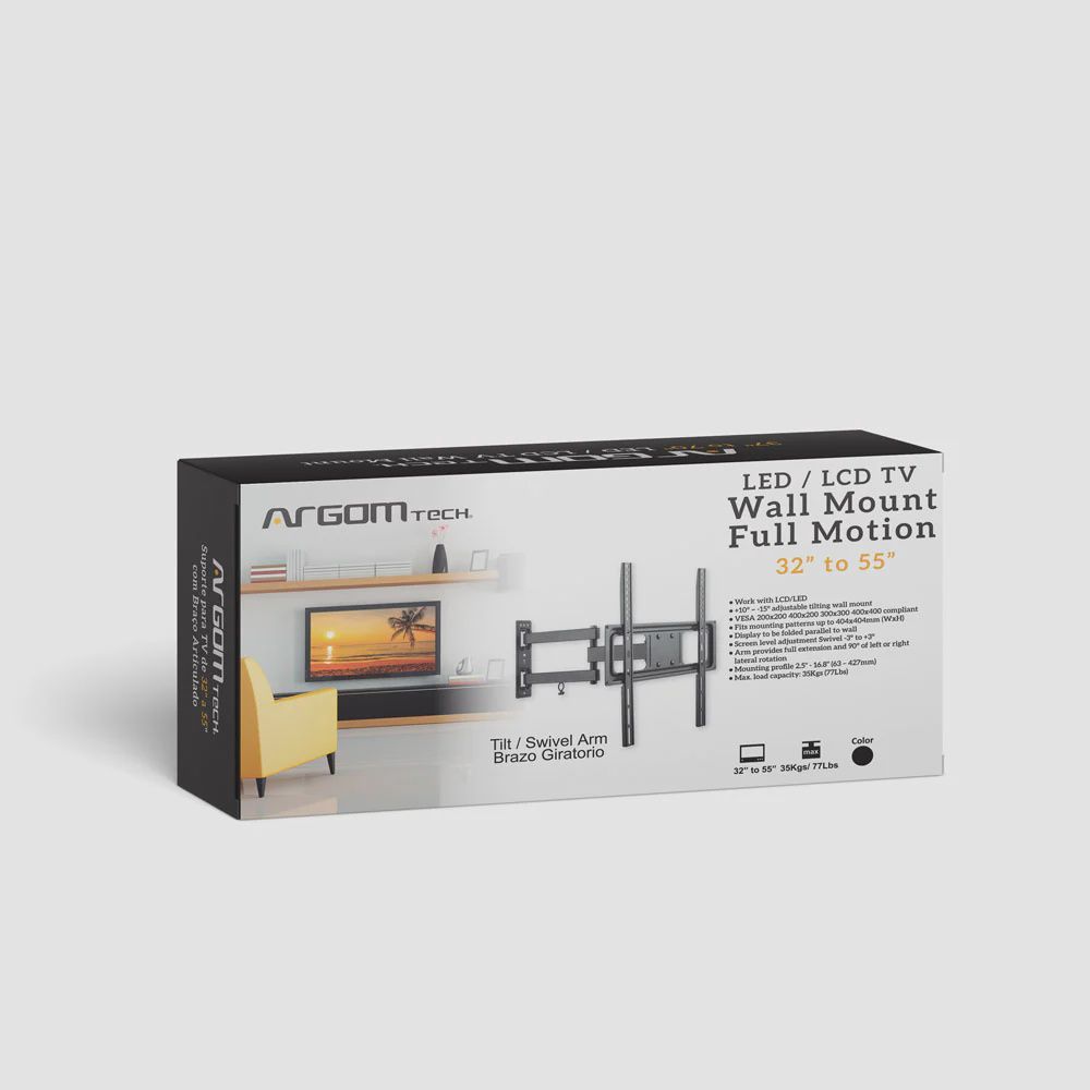 FULL MOTION TV WALL MOUNT 32&quot;-55&quot;