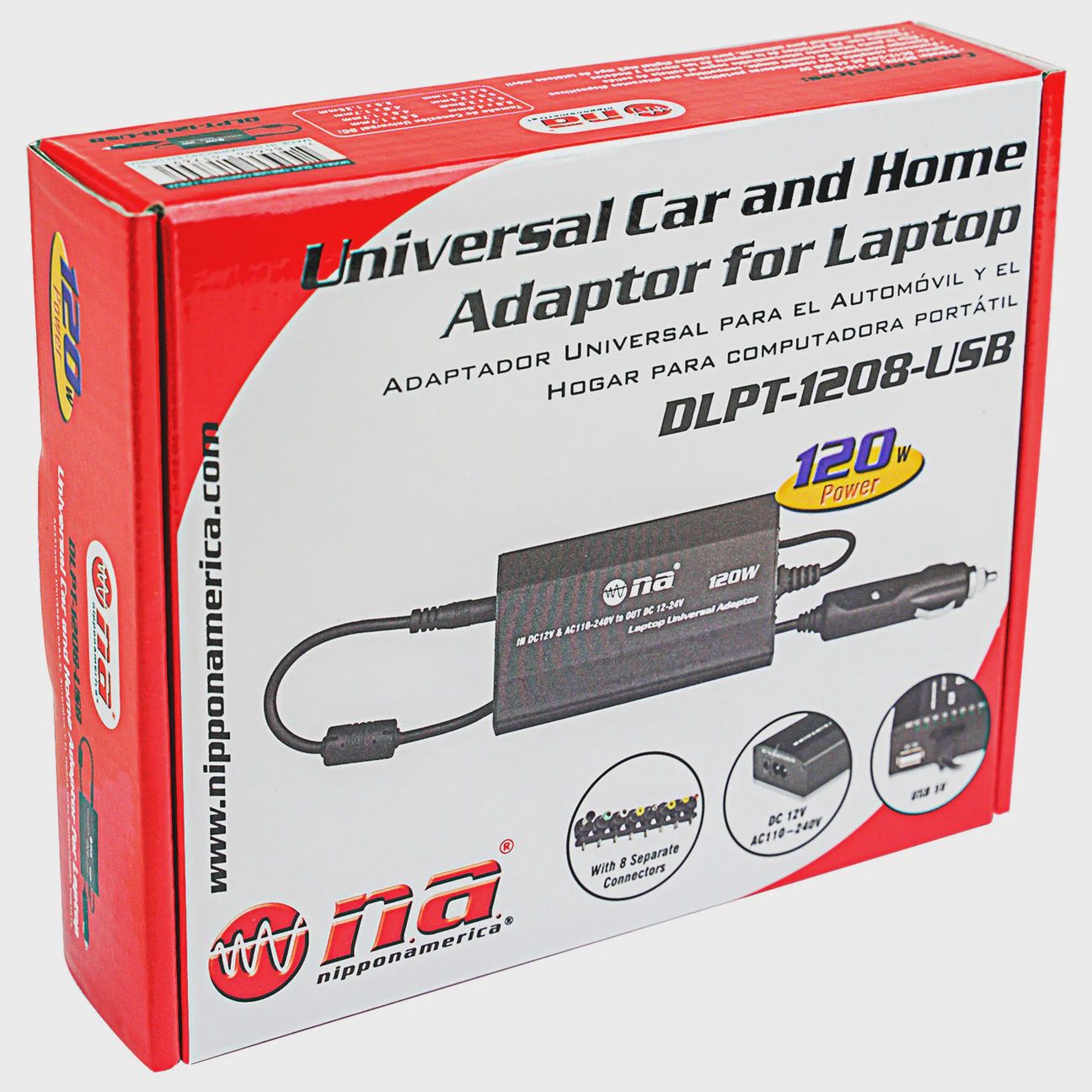 DLPT-1208-USB UNIVERSAL LAPTOP CHARGER 12V-24V