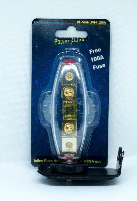 MINI ANL FUSE AND HOLDER 100AMP POWERLINK AFSFH4-100A