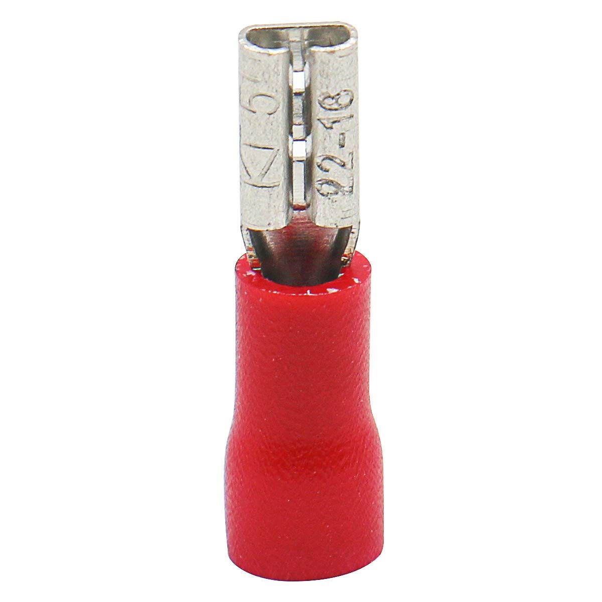 22-18G SMALL INSULATED FEMALE QUICK DISCONNECT TERMINAL, Amount: EACH