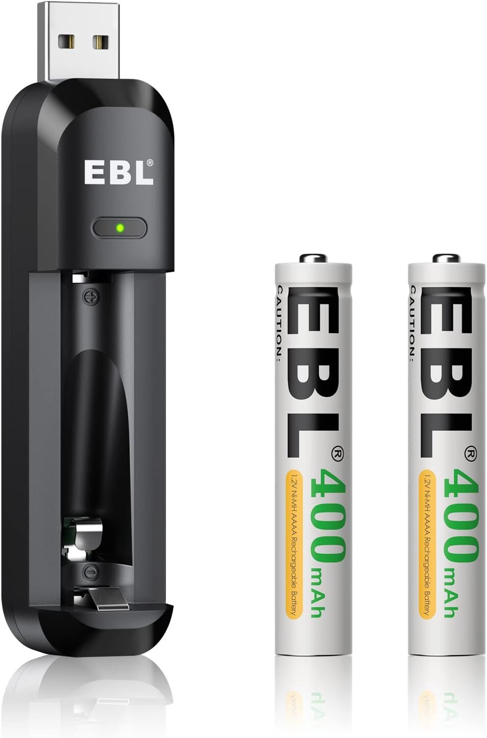 AAAA EBL RECHARGEABLE 2 PCS WITH CHAGER